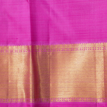 Pink Kanchipuram Silk Saree With Chakram And Annam Motifs For Wedding Wear PV NYC 1671