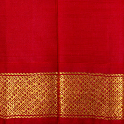 Gheva And Red Thirubuvanam Silk Saree For Festive Wear PV AN 104