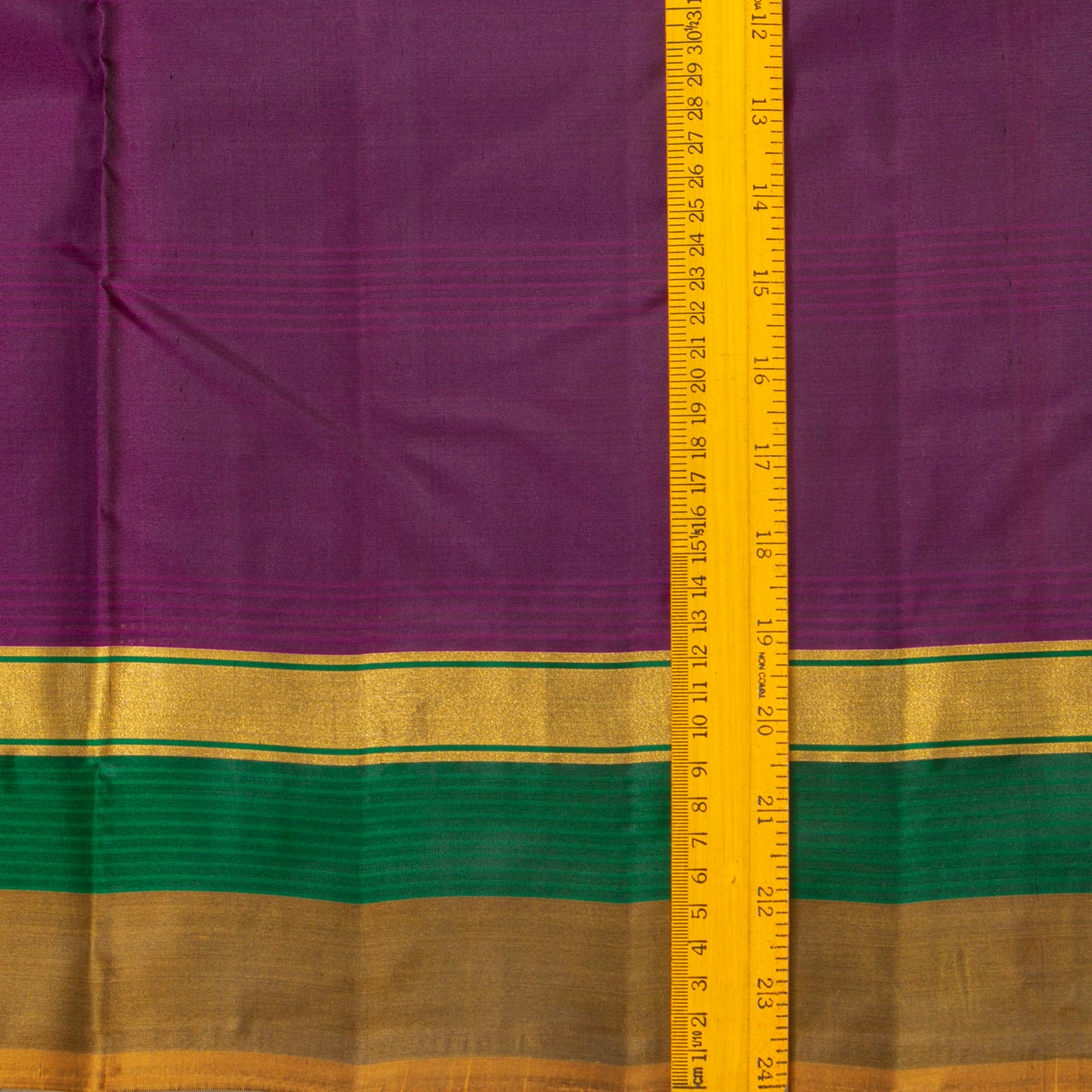 Purple Kanchipuram Silk Saree Light Weight For Festive Wear PV MEN 105 - Silk Sari - Panjavarnam PV MEN 105