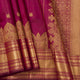 Magenta Kanchipuram Silk Saree For Bridal Wear PV MEN 257