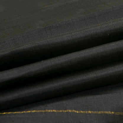 Black Kanchipuram Silk Saree For Festive Wear PV MEN 225
