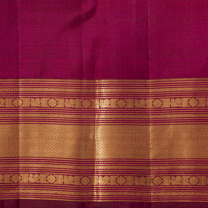 Magenta Kanchipuram Silk Saree For Bridal Wear PV MEN 257 - Silk Sari - Panjavarnam PV MEN 257