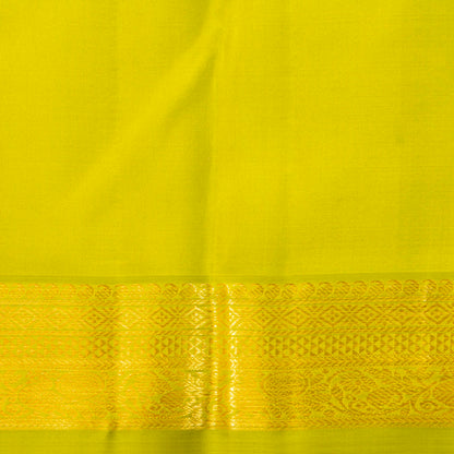 Blue And Green Kanchipuram Silk Saree Vairaoosi For Festival Wear PV MEN 128