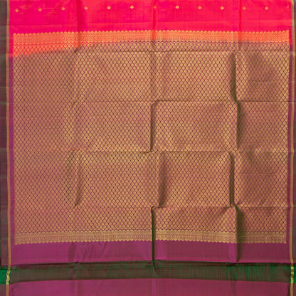Pink Kanchipuram Silk Saree For Festive Wear PV MEN 170 - Silk Sari - Panjavarnam PV MEN 170