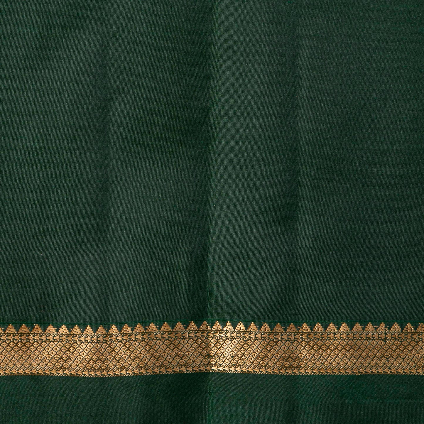 Green Kanchipuram Silk Saree For Festive Wear PV MEN 174