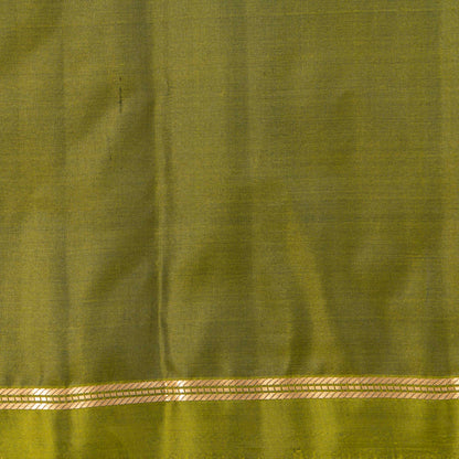 Maroon And Green Kanchipuram Silk Saree Light Weight For Festive Wear PV MEN 118