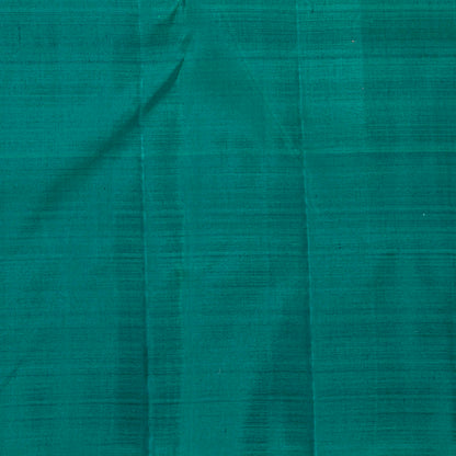 Gheva And Teal  Kanchipuram Silk Saree For Festive Wear PV MEN 275