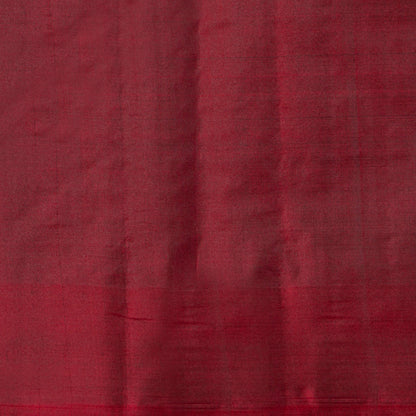 Blue And Maroon Kanchipuram Silk Saree Light Weight For Festive Wear PV MEN 112