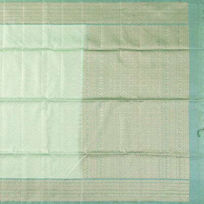 Pastel Blue Kanchipuram Silk Saree For Festive Wear PV MEN 308