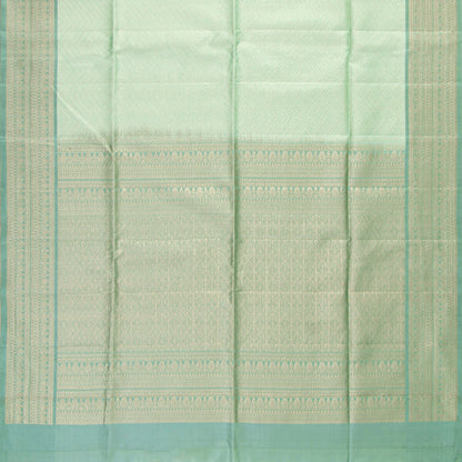 Pastel Blue Kanchipuram Silk Saree For Festive Wear PV MEN 308
