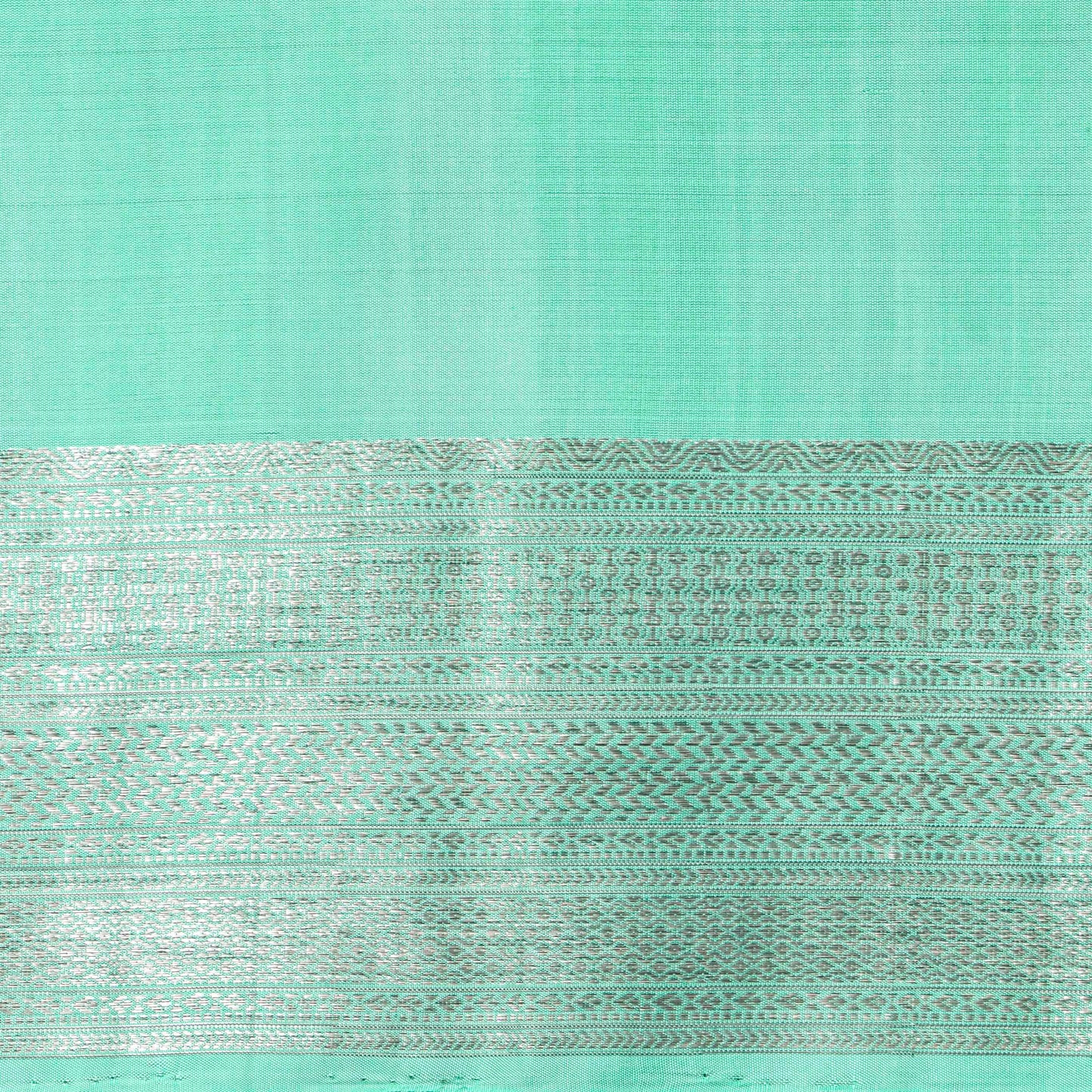 Pastel Green Kanchipuram Silk Saree For Festive Wear PV MEN 305