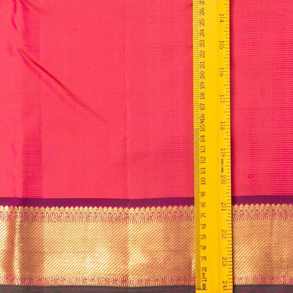 Pink And Magenta Kanchipuram Silk Saree For Festive Wear PV NYC 1721