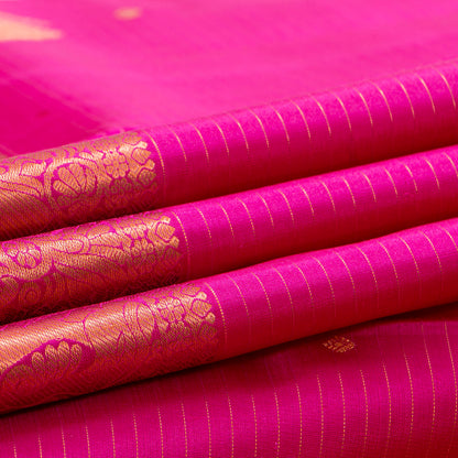 Pink Kanchipuram Silk Saree For Bridal Wear PV MEN 245 - Silk Sari - Panjavarnam PV MEN 245