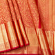 Red Kanchipuram Silk Saree Vanasingaram For Festive Wear PV MEN 236