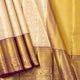 Peach And Magenta Tissue Kanchipuram Silk Saree For Bridal Wear PV MEN 268