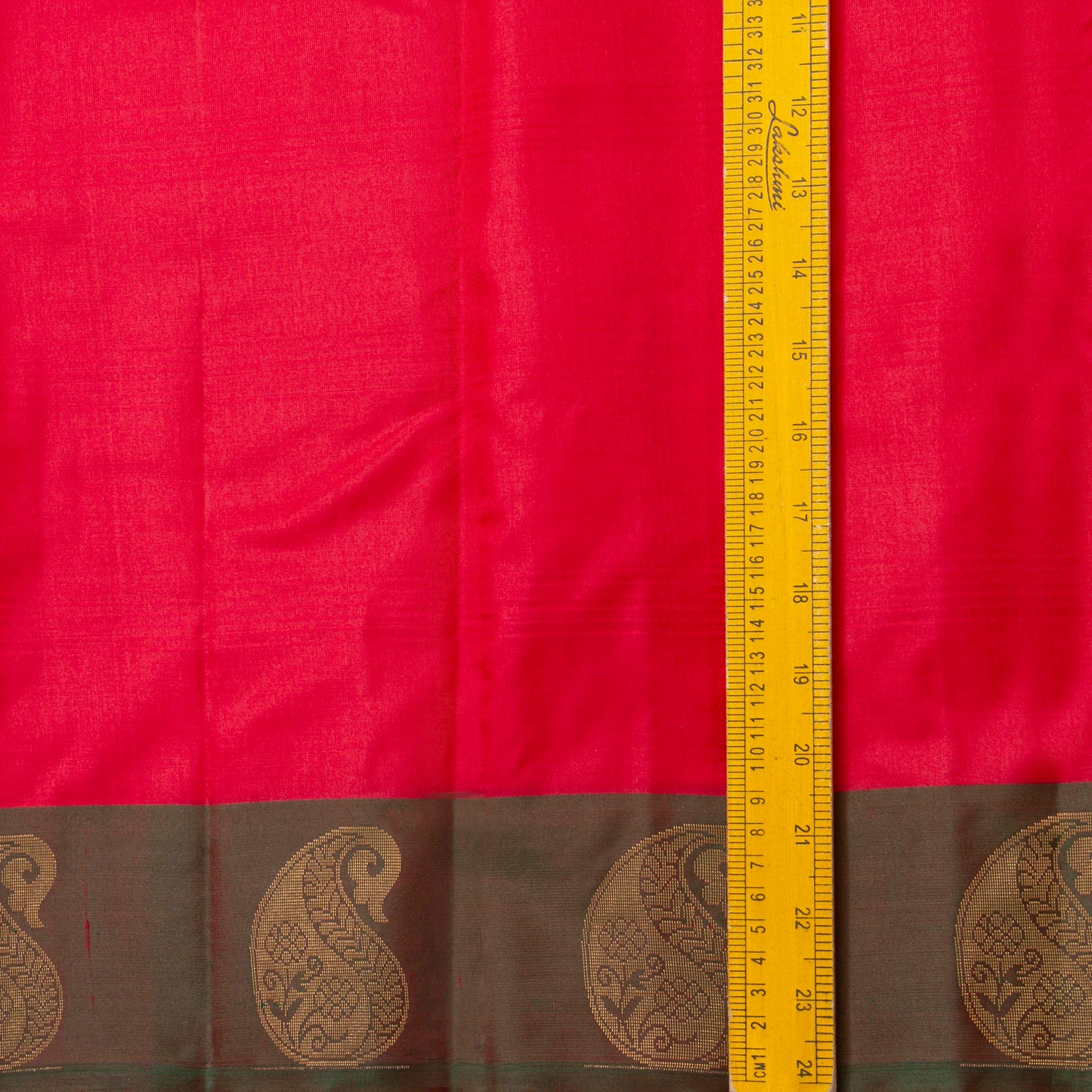 Pink And Green Kanchipuram Silk Saree For Festive Wear PV MEN 119