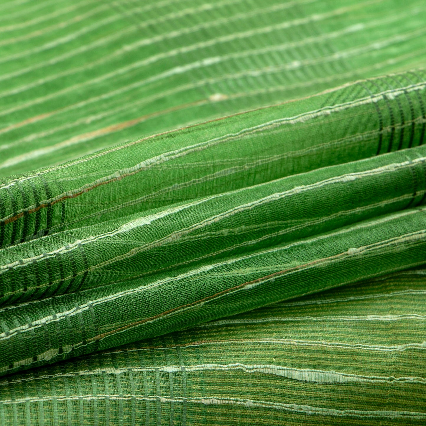 Green Kota Handwoven Silk Saree PKT 2064