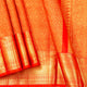 Red Kanchipuram Silk Saree For Festive Wear PV MEN 298