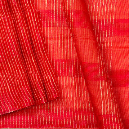 Red Kota Handwoven Silk Saree PKT 2063