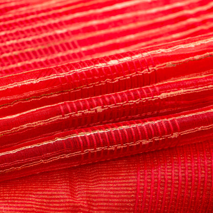 Red Kota Handwoven Silk Saree PKT 2063