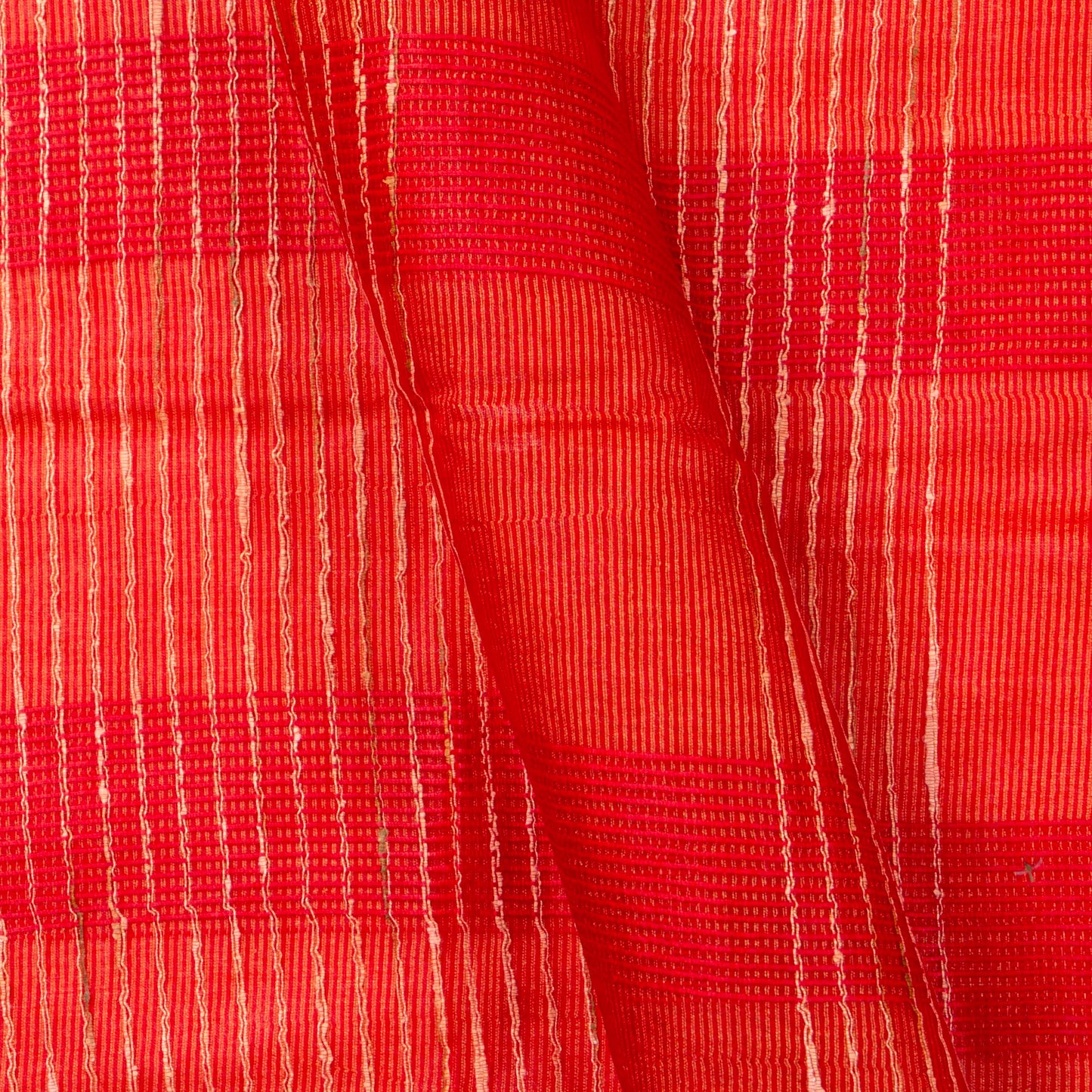 Red Kota Handwoven Silk Saree PKT 2063