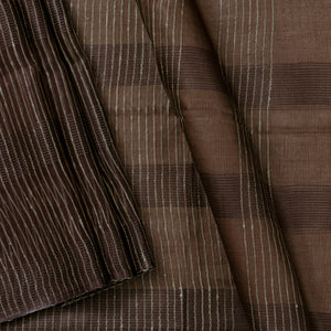 Brown Kota Handwoven Silk Saree PKT 2062