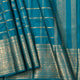 Blue Kanchipuram Silk Saree For Festive Wear PV MEN 294