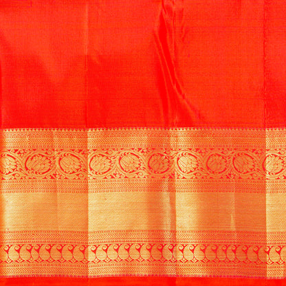 Red Kanchipuram Silk Saree For Festive Wear PV MEN 298 - Silk Sari - Panjavarnam PV MEN 298