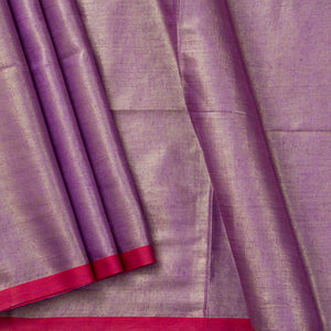 Violet Tissue By Linen Handwoven Linen Silk Saree PL 2088