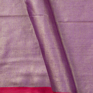 Violet Tissue By Linen Handwoven Linen Silk Saree PL 2088