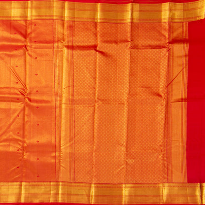 Red Tissue Kanchipuram Silk Saree For Festive Wear PV MEN 228 - Silk Sari - Panjavarnam PV MEN 228