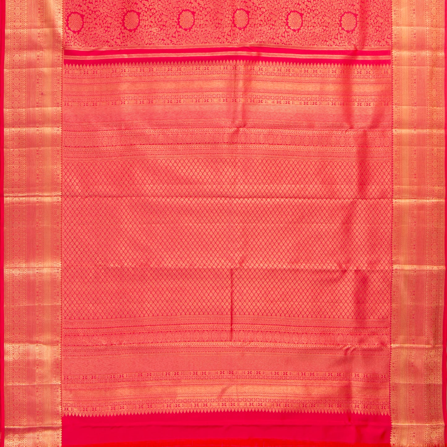 Pink Kanchipuram Silk Saree For Festive Wear PV MEN 299