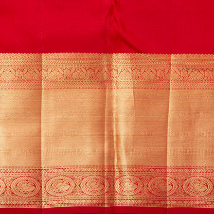 Red Kanchipuram Silk Saree Vanasingaram For Festive Wear PV MEN 236 - Silk Sari - Panjavarnam PV MEN 236
