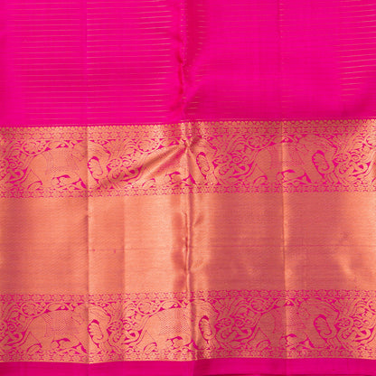 Pink Kanchipuram Silk Saree For Bridal Wear PV MEN 245 - Silk Sari - Panjavarnam PV MEN 245