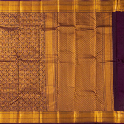 Purple Kanchipuram Silk Saree For Festive Wear PV MEN 222 - Silk Sari - Panjavarnam PV MEN 222