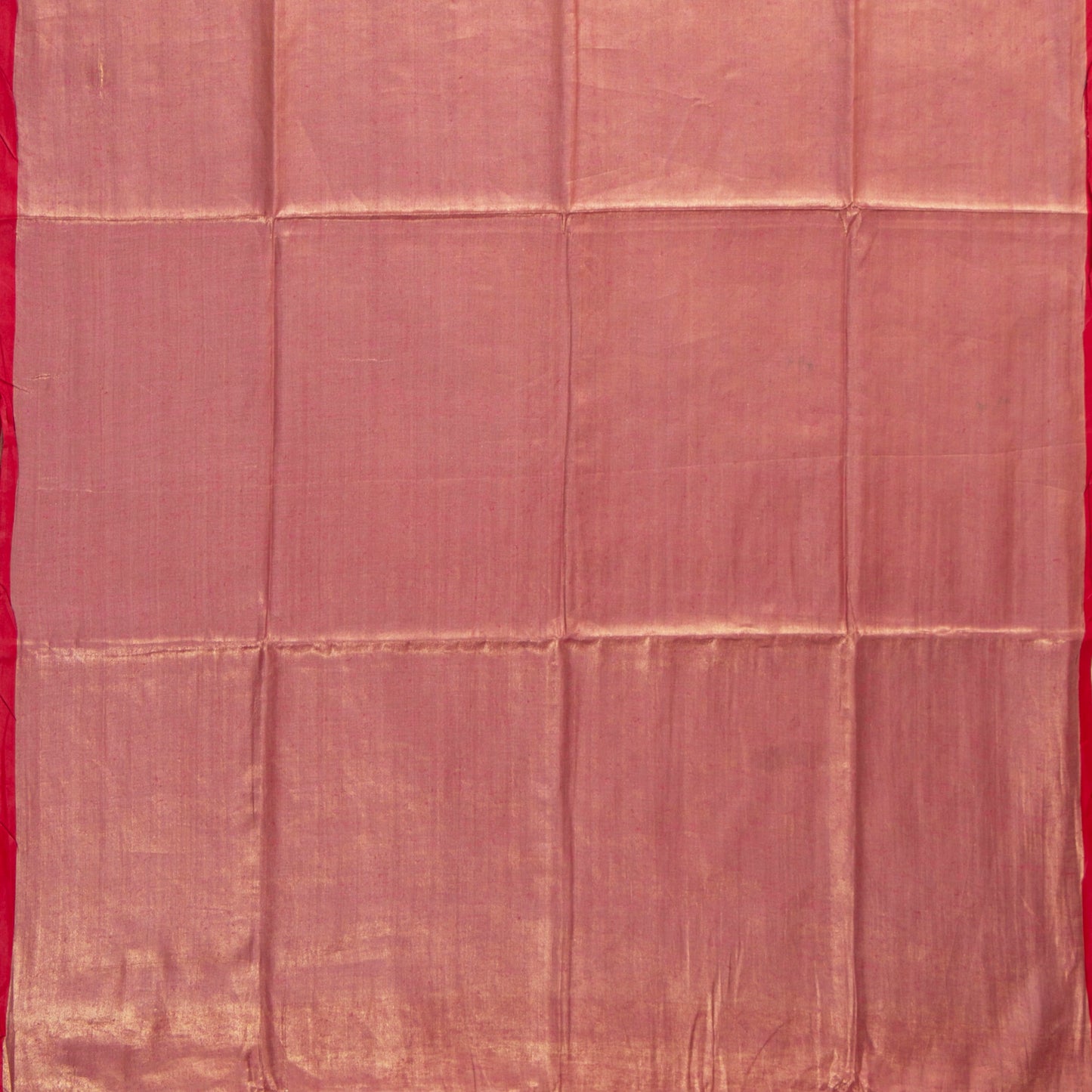 Red And Gold Tissue By linen Handwoven Silk Saree PL 2092