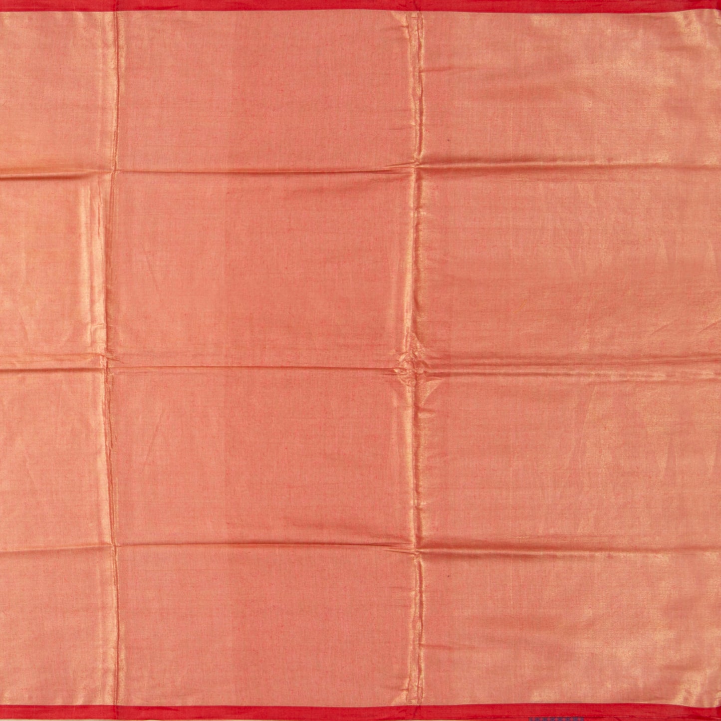 Red Tissue By Linen Handwoven Linen Silk Saree PL 2089