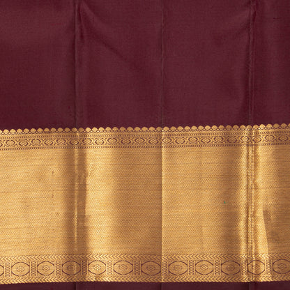 Maroon Kanchipuram Silk Saree For Festive Wear PV MEN 296