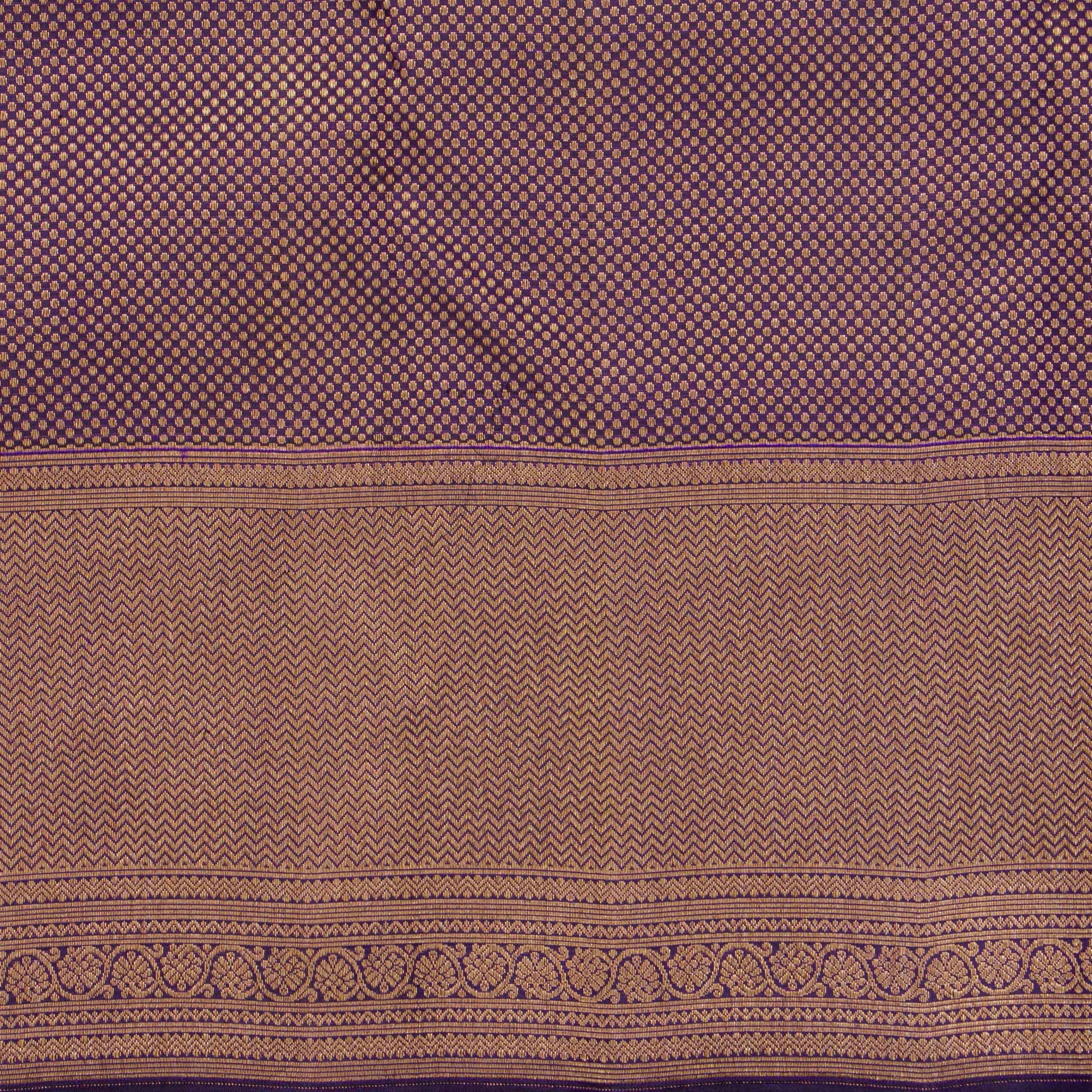 Pink And Purple Kanchipuram Silk Saree For Bridal Wear PV MEN 283 - Silk Sari - Panjavarnam PV MEN 283