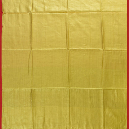 Gold Tissue By Linen Handwoven Linen Silk Saree PL 2091