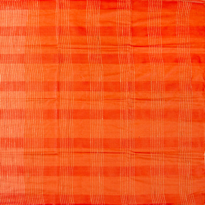 Orange Kota Handwoven Silk Saree PKT 2061