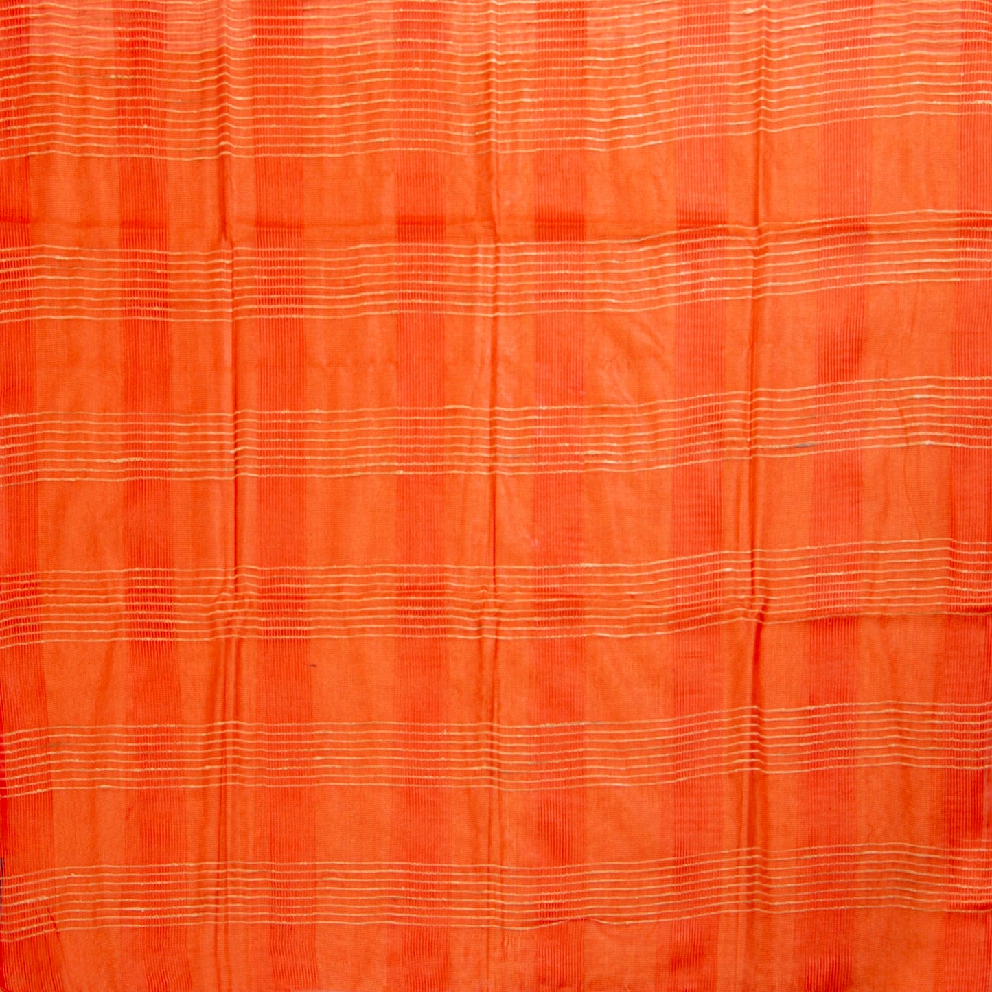 Orange Kota Handwoven Silk Saree PKT 2061