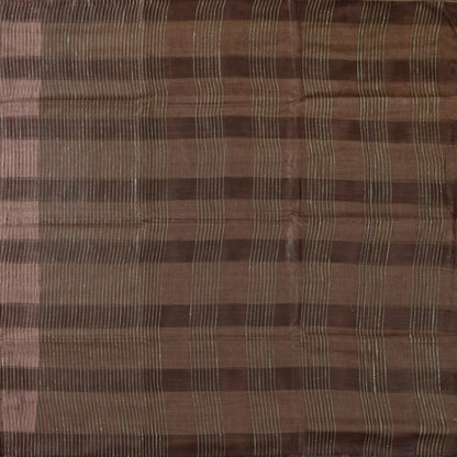 Brown Kota Handwoven Silk Saree PKT 2062