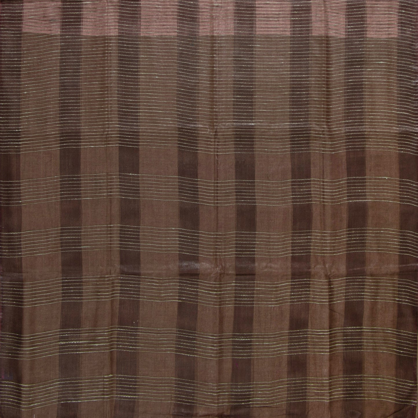 Brown Kota Handwoven Silk Saree PKT 2062