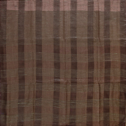 Brown Kota Handwoven Silk Saree PKT 2062