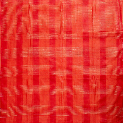 Red Kota Handwoven Silk Saree PKT 2063