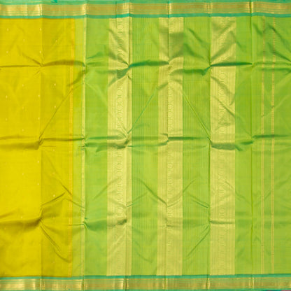 Green Kanchipuram Silk Saree For Festive Wear PV NYC 1625