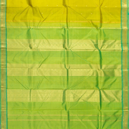 Green Kanchipuram Silk Saree For Festive Wear PV NYC 1625