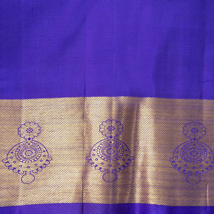 Green Kanchipuram Silk Saree For Wedding Wear PV NYC 1602