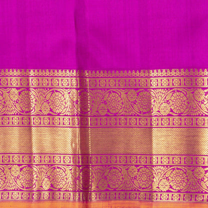 Magenta Kanchipuram Silk Saree For Wedding Wear PV NYC 1596